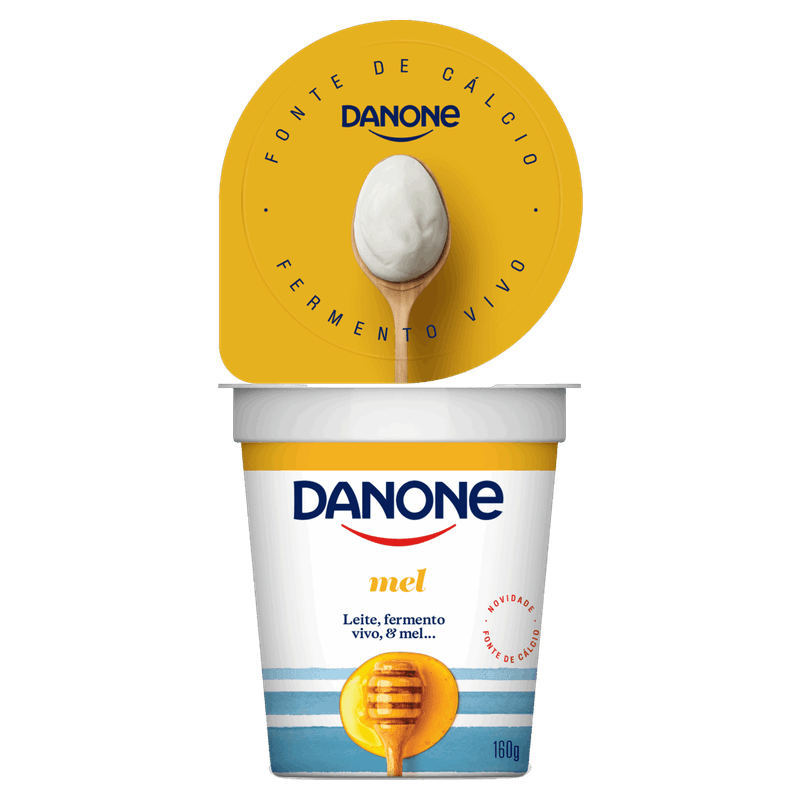 Iogurte Integral Mel Danone Copo 160g