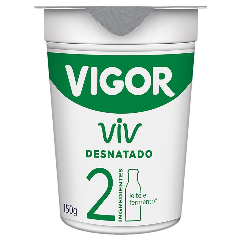 Iogurte Desnatado Vigor Viv Copo 150g