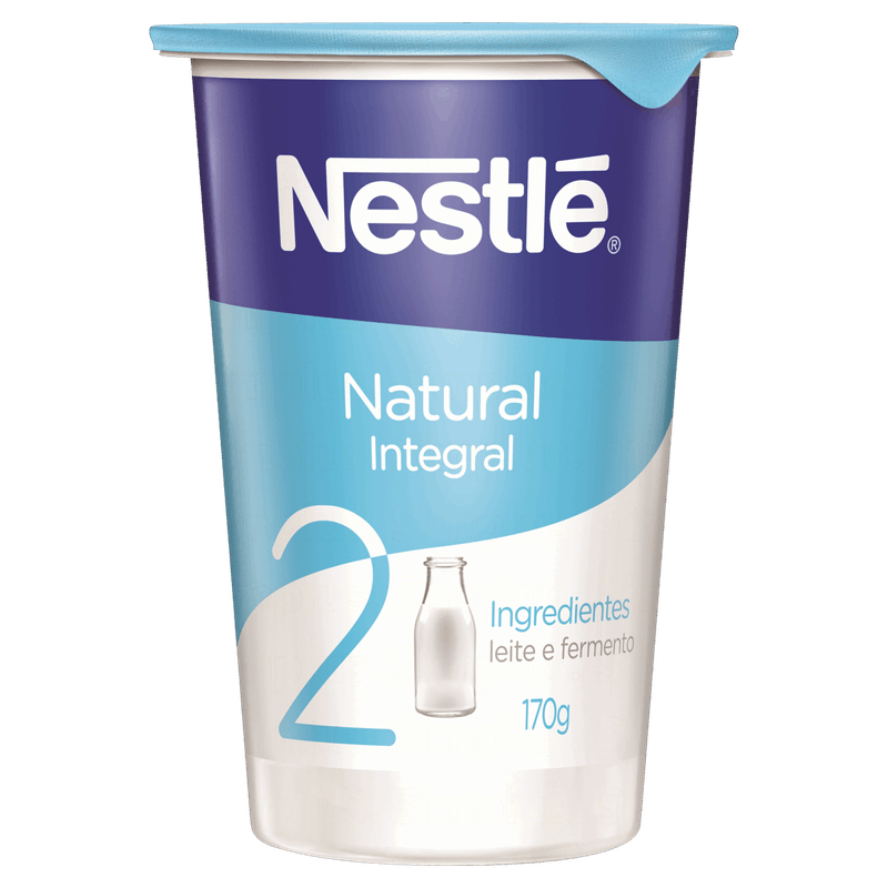 Iogurte Integral Natural Nestlé Copo 170g
