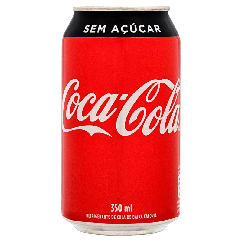 Refrigerante sem Açúcar Coca-Cola Lata 350ml