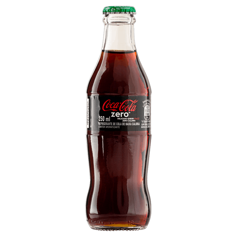 Refrigerante Coca-Cola Zero Garrafa 250ml