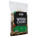 Lascas de Lenha para Churrasco Defumado Ki-Chef Wood Chips Pacote 1kg