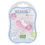 Chupeta Rosa Decorada Kuka Plus nº 2