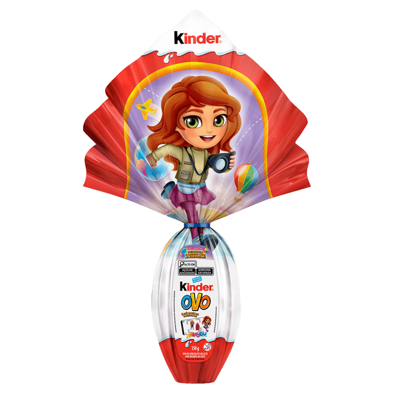 Ovo de Páscoa ao Leite Applaydu Meninas Kinder 150g Vem com Surpresa