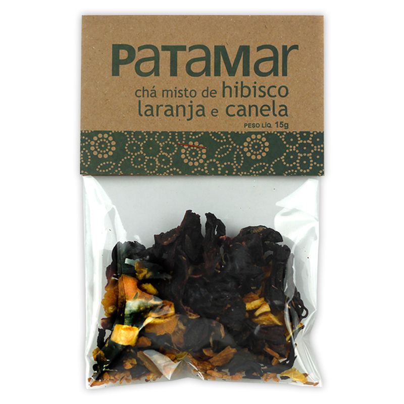 Chá Patamar Hibisco Laranja e Canela 15g