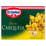 Chá Carqueja Dr  Oetker Caixa 15g 15 Unidades