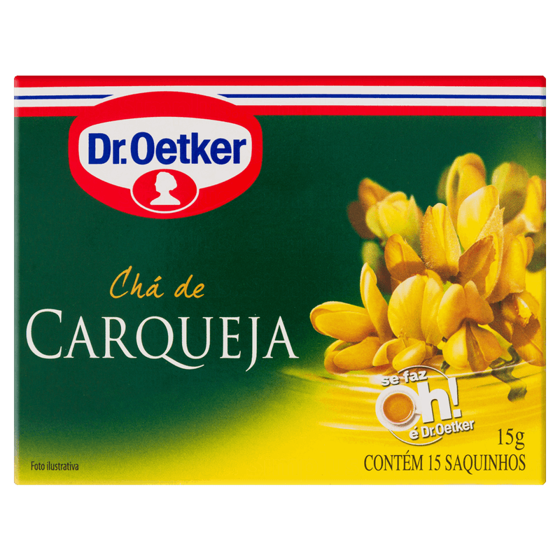 Chá Carqueja Dr  Oetker Caixa 15g 15 Unidades
