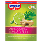 Chá Capim-Cidreira, Limão & Gengibre Dr  Oetker Caixa 15g 15 Unidades