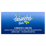 Chá 8 Ingredientes Frutado e Envolvente Desinchá Noite Caixa 90g 60 Unidades