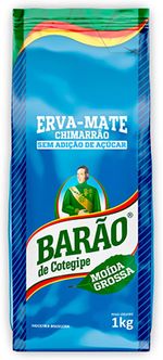Erva Mate Barão Moida Grossa Pacote 1kg
