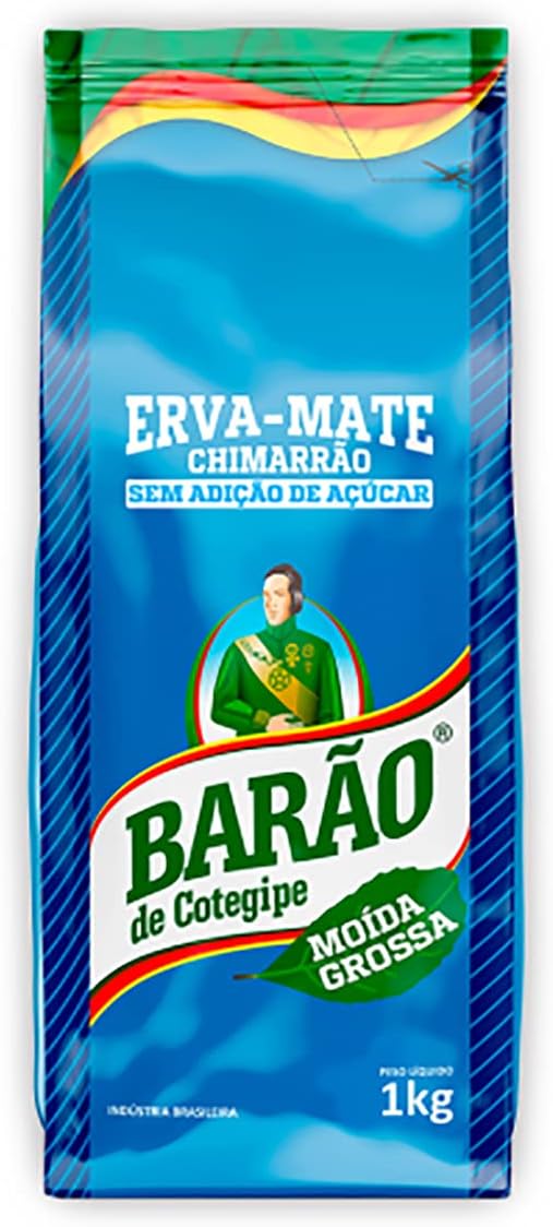 Erva Mate Barão Moida Grossa Pacote 1kg