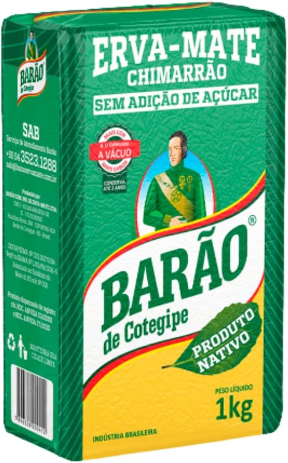 Erva Mate Barão Nativa Pacote 1kg