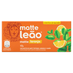 Chá Mate Laranja Matte Leão Caixa 40g 25 Unidades