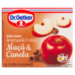 Chá Maçã & Canela Dr  Oetker Aromas & Frutas Caixa 10g 10 Unidades