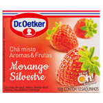 Chá Morango Silvestre Dr  Oetker Aromas & Frutas Caixa 10g 10 Unidades
