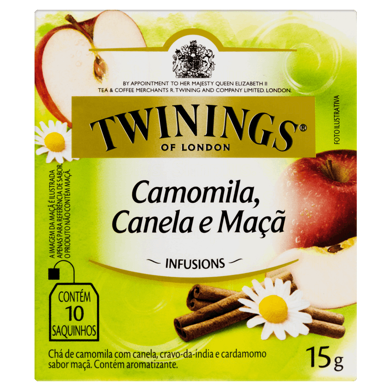Chá de Camomila, Canela e Maçã Twinings 15g