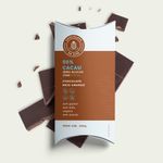 Chocolate Meio Amargo 50% Cacau Zero Açúcar com Stevia Chocolate Da Ilha sem Glúten sem Leite Vegano Barra 100g