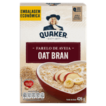 Farelo de Aveia Quaker Oat Bran Caixa 426g Embalagem Econômica