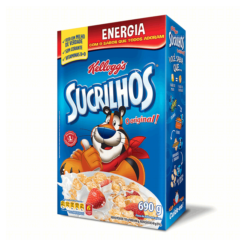 Cereal Matinal Original Kellogg´s Sucrilhos Caixa 690g