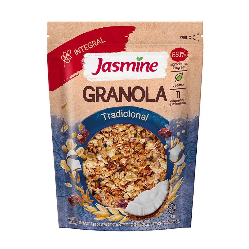 Granola Integral Tradicional Jasmine Pouch 250g