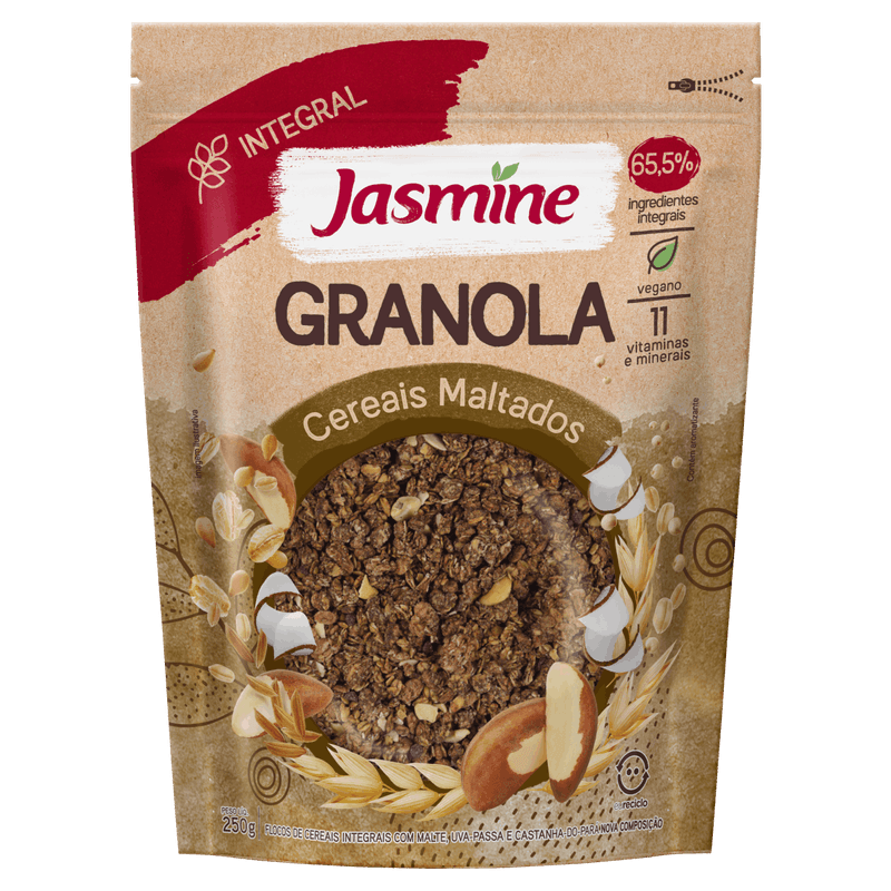 Granola Cereais Maltados Jasmine Pouch 250g