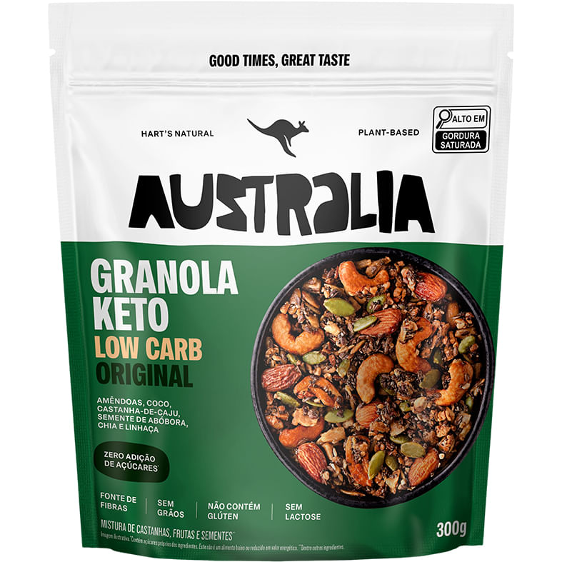 Granola Keto Hart´s Natural Australia Pouch 300g