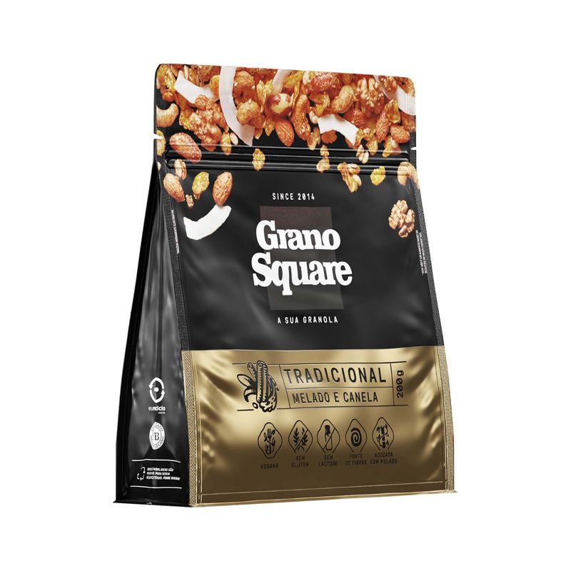 Granola Grano Square Tradicional Pacote 200g