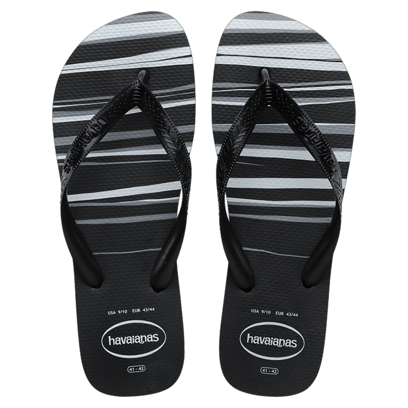 Chinelo Preto/Preto/Preto/Branco Top Basic Havaianas n° 43/44