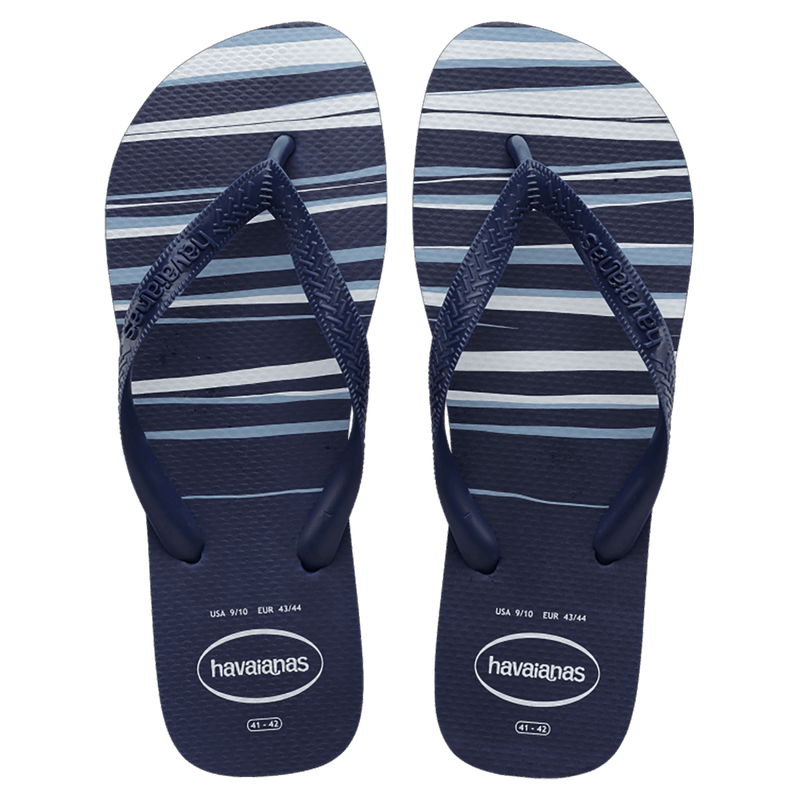 Chinelo Marinho/Marinho/Branco Top Basic Havaianas n° 37/38