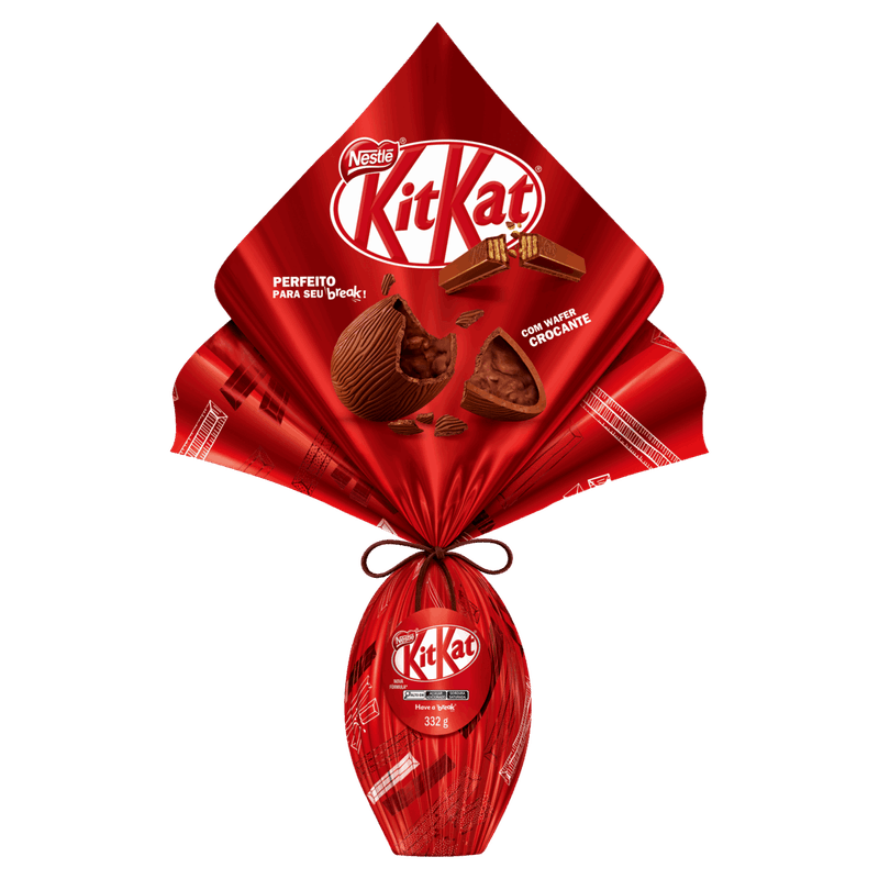 Ovo de Páscoa ao Leite Kitkat Nestlé 332g