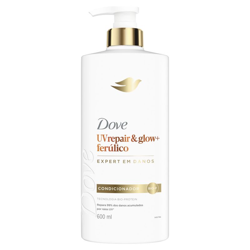 Condicionador Dove UV Repair & Glow + Ferúlico Frasco 600ml Pump