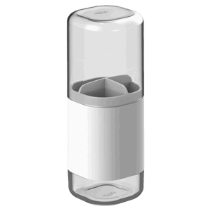 Porta-Escova Dental Branco Fechado Ou Dual