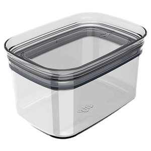 Pote Hermético Organizador Natural Retangular 0,65l Ou Block