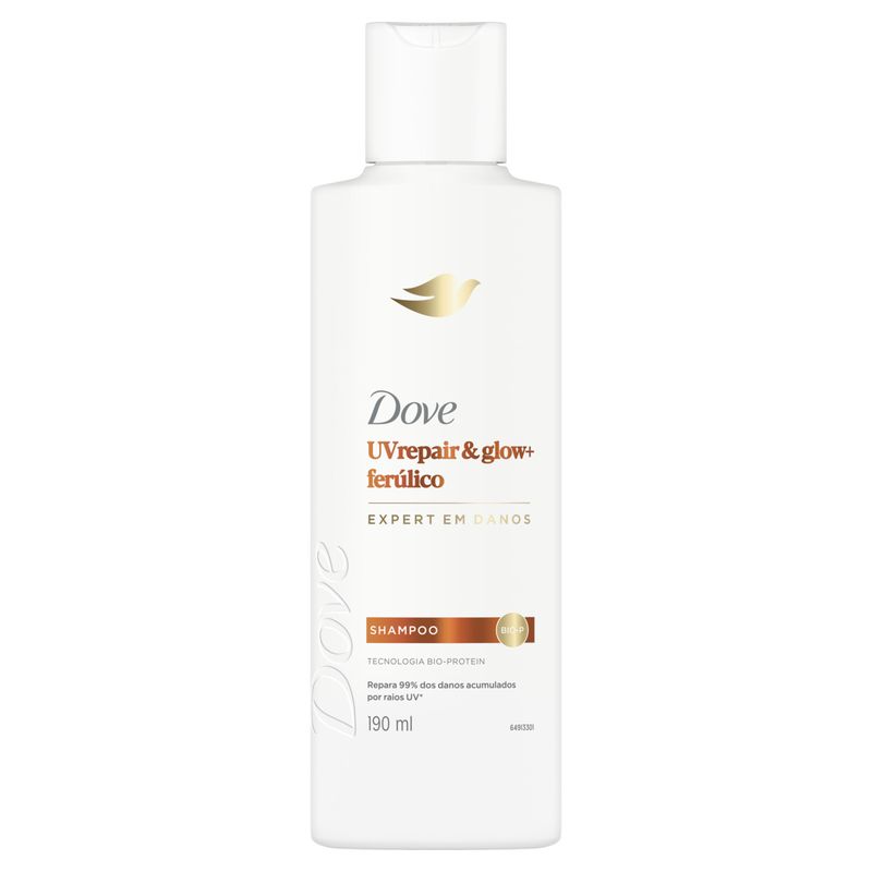 Shampoo Dove UV Repair & Glow + Ferúlico Frasco 190ml