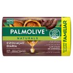 Sabonete Barra Café e Óleo de Amêndoa Palmolive Naturals Esfoliação Diária Envoltório 150g Tamanho Familiar