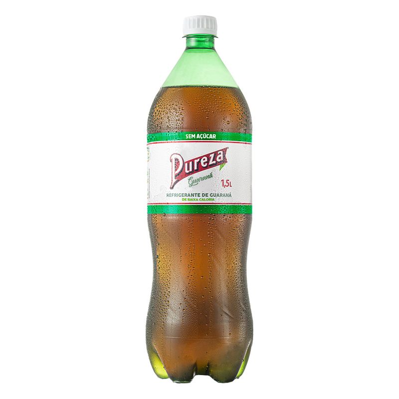 Refrigerante Pureza Guaraná sem Açúcar Frasco 1,5L