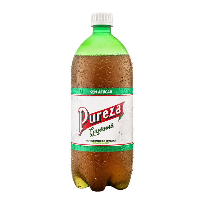 Refrigerante Pureza Guaraná sem Açúcar Frasco 1L