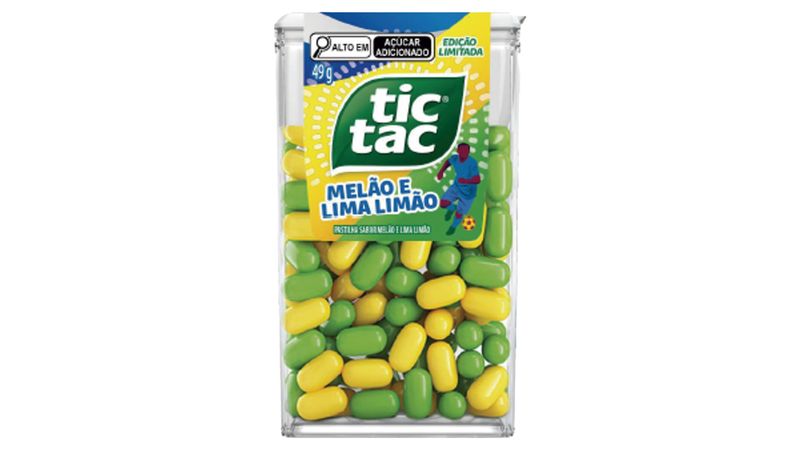 Pastilha Melão e Lima-Limão Tic Tac Caixa 49,8g - giassi - Giassi