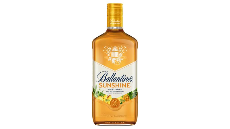 Licor Seco de Whisky Abacaxi Ballantine's Sunshine Garrafa 700ml