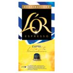 Café em Cápsula Torrado e Moído Ristretto Espresso Capri Dolce Vita L'or Destinations Caixa 52g 10 Unidades