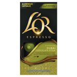 Café em Cápsula Torrado e Moído Espresso Chocolate Dubai e Pistache L'or Flavors Collection Caixa 52g 10 Unidades