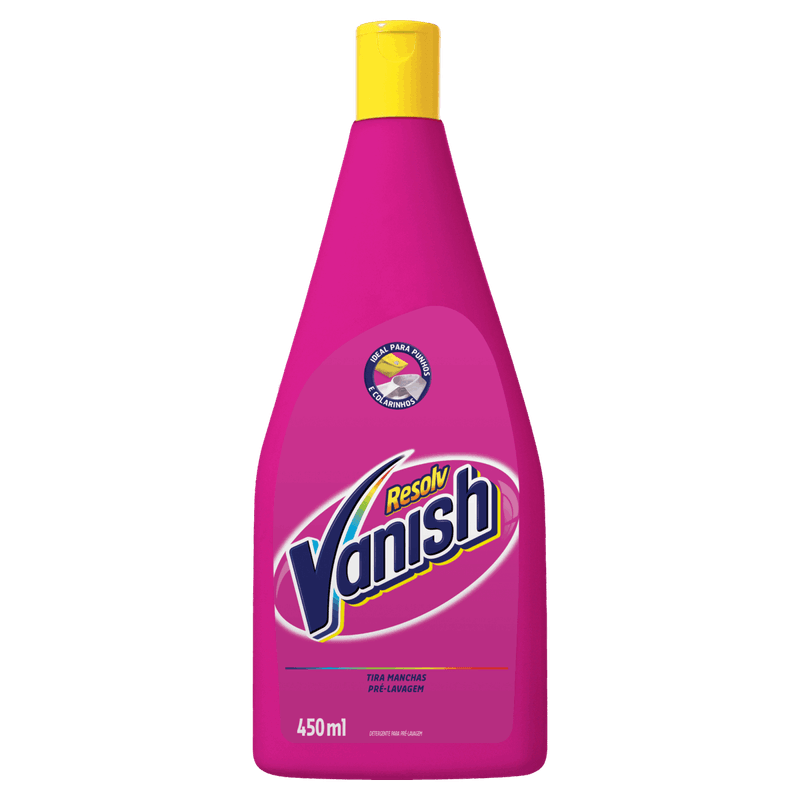 Tira-Manchas Líquido Pré-Lavagem Vanish Resolv Squeeze 450ml