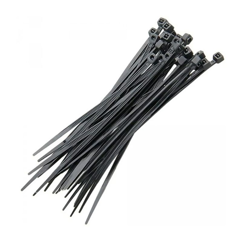 Abraçadeira Tramontina Nylon Preta Cartela 30 Unidades