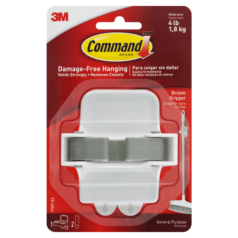 Gancho para Vassoura Branco 1,8kg Command