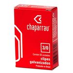 Clipes Chaparrau Galvanizados 3/0 Caixa 50 Unidades