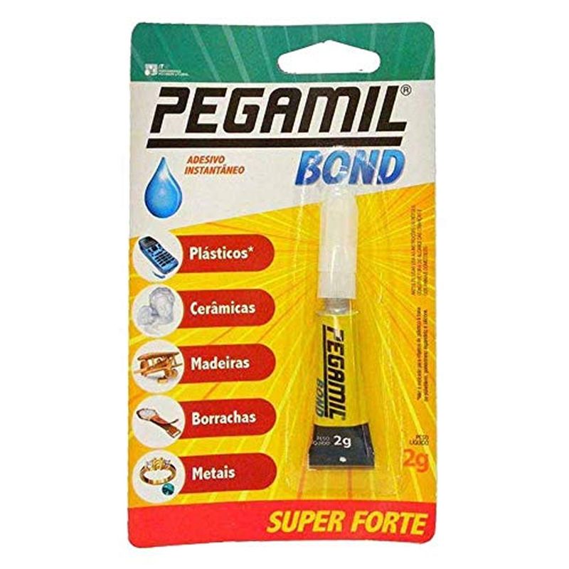 Adesivo Instantâneo Pegamil Bonder 2g