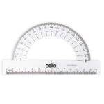 Transferidor Dello 180° Polipropileno Fexivel 1un