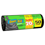 Saco para Lixo 50l Dover Roll Resist! Leve 24 Pague 20 Unidades