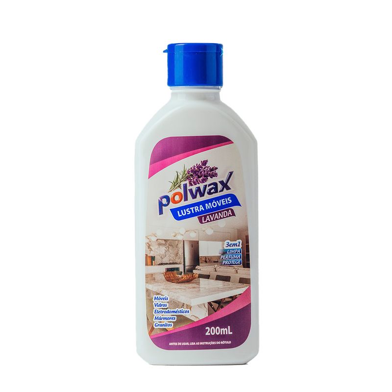 Lustra-Móveis Lavanda Polwax Squeeze 200ml