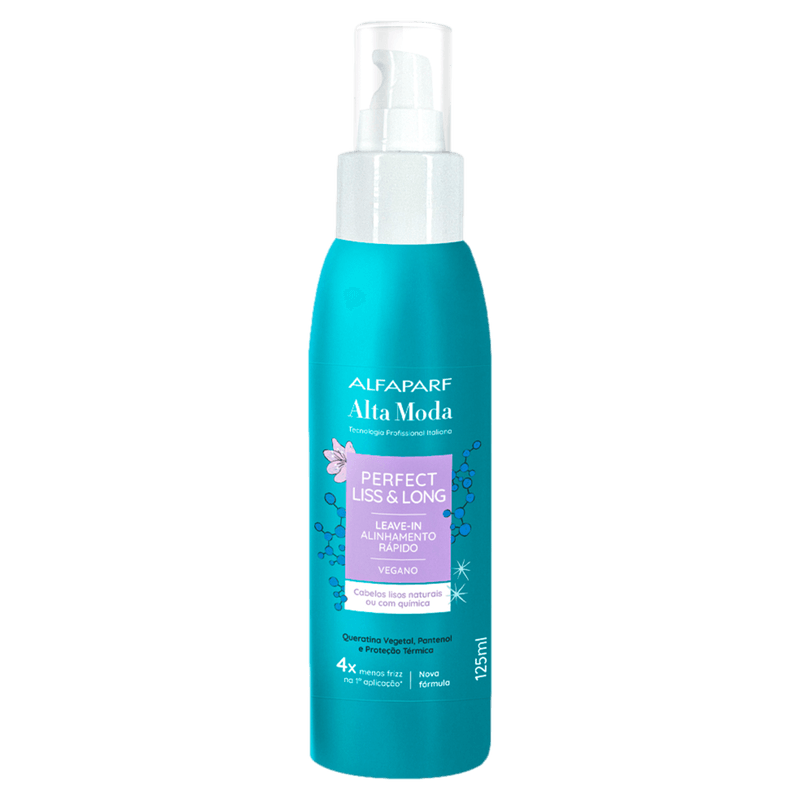 Leave-In Alinhamento Alfaparf Alta Moda Perfect Liss & Long Frasco 125ml